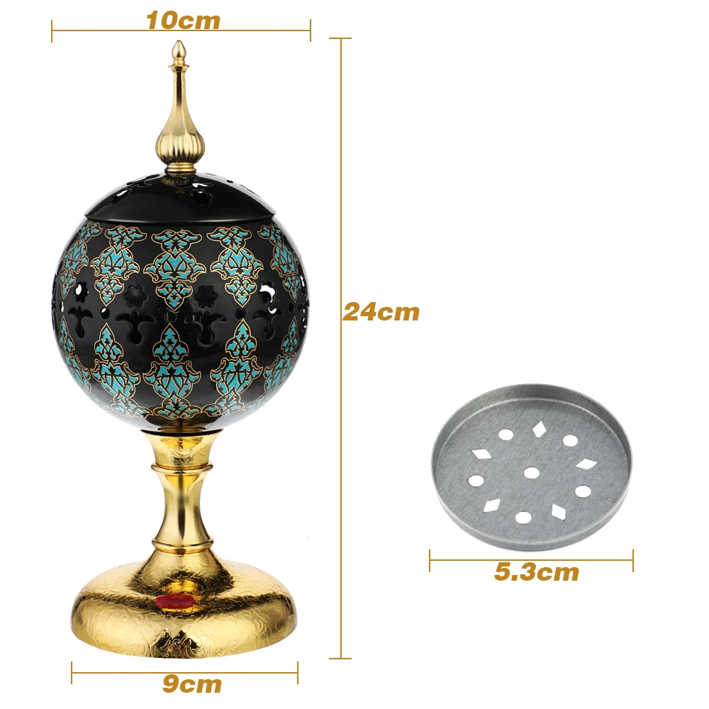1 шт. полый узор керамические Благовония горелки исламский стиль с розеткой