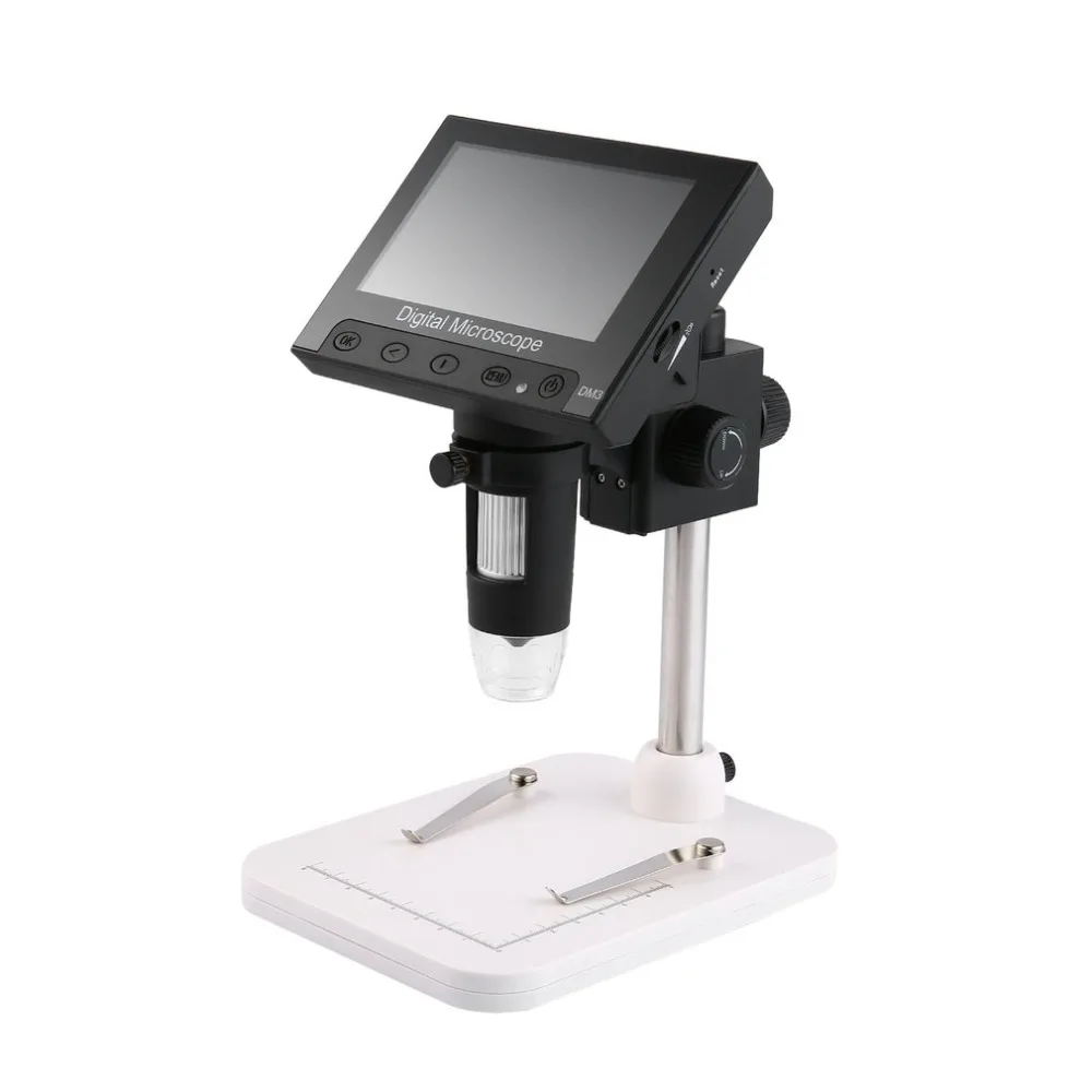 1000X USB LCD Electronic Microscope Digital Video Camera 4.3 Inch HD OLED Endoscope Magnifying LED lights | Инструменты