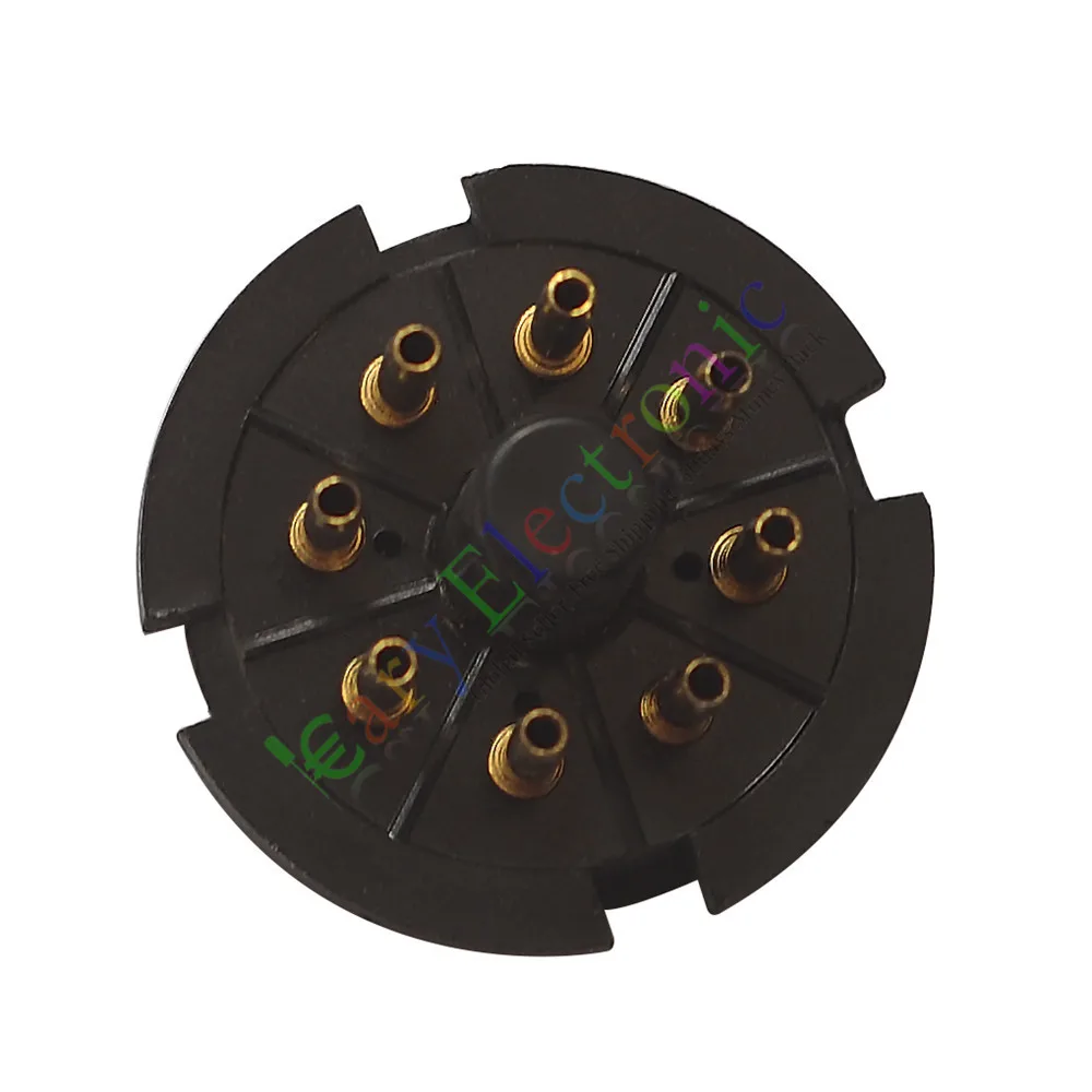 Оптовая и розничная продажа 20 шт. 8 контактов Золотая бакелитовая трубка тестовое