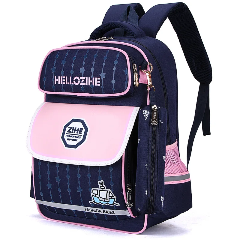 Новинка 2018 года школьный рюкзак обтянутый детские нейлон письмо мультфильм