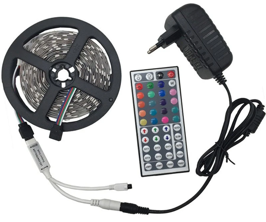 RGB контроллер, 24 ключа, пульт дистанционного управления, 44 ключа, музыкальный пульт, RF сенсорный пульт дистанционного управления для 2835, 5050 RGB Светодиодная лента, RGB лампа