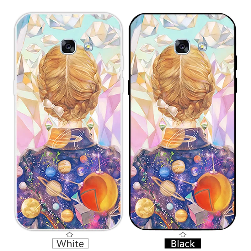 5.2&quot For Samsung A5 2017 Pink Case Galaxy Shell Clear Soft Silicone Coque Funda for SM-A520 A520F Cover |