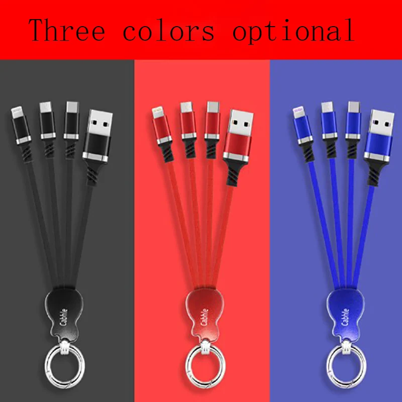 Smart data cable three-in-one charging Type-C IOS micro usb Interface Fashion Art Guitar Appearance Design LED indicator | Электроника