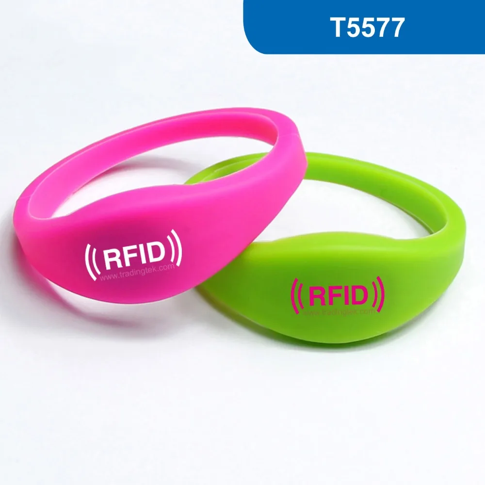 Wb03 rfid браслет силиконовый частота 125 кГц для Управление доступом 330 бит/R/W atmel ISO18000