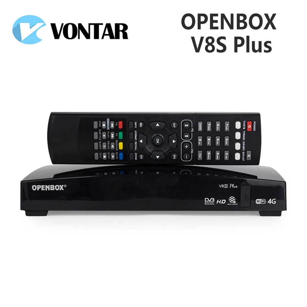 VONTAR Openbox V8S Plus DVB-S2 цифровой спутниковый ресивер Поддержка Xtream USB Wifi Youtube Biss Key Card Sharing NEWCAMD