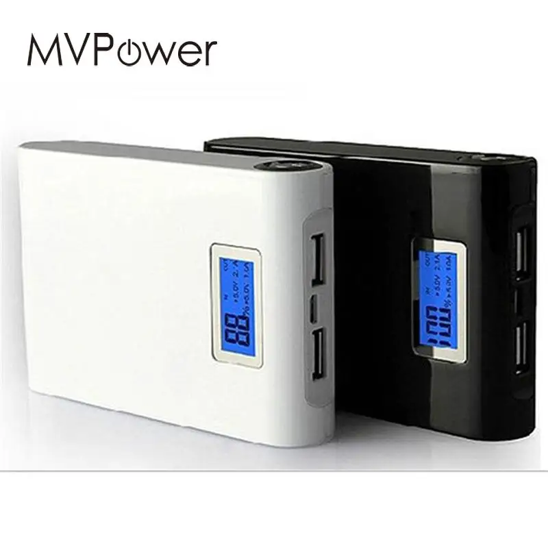 Чехол Power Bank Box с двойным USB зарядным устройством комплекты аккумуляторов 4x18650 для