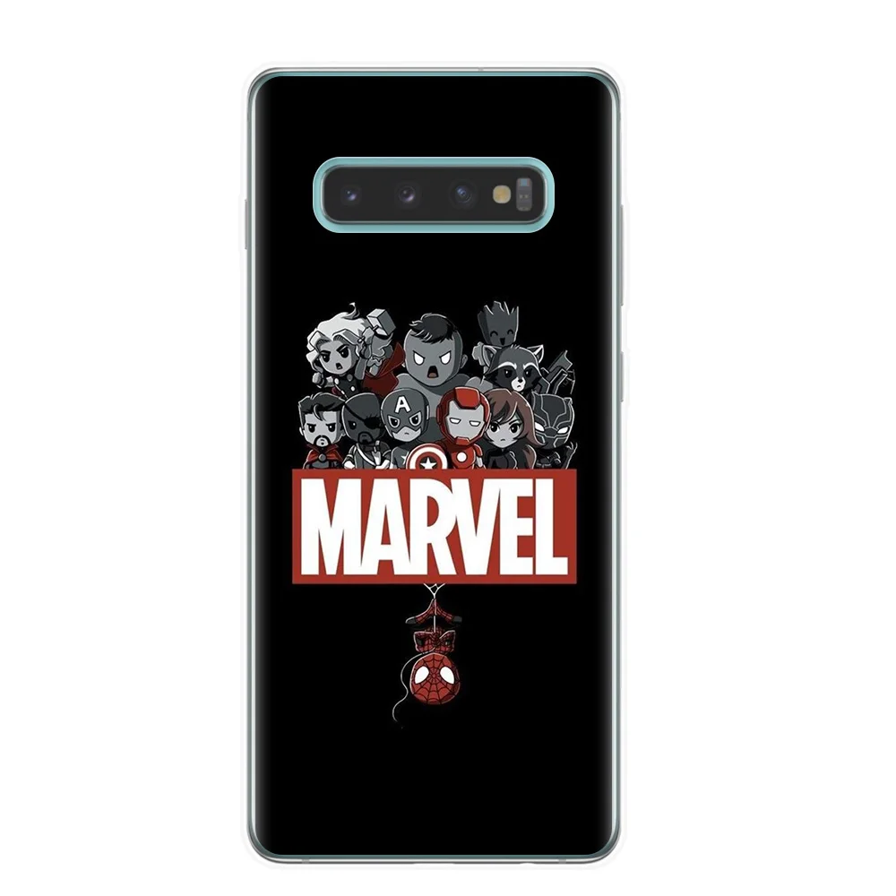 Marvel Мстители Герои комиксы коллаж чехол для телефона samsung Galaxy S10 Lite S10E S10 Plus M10 M20 Чехол Мягкий ТПУ силиконовый чехол - Цвет: T4031