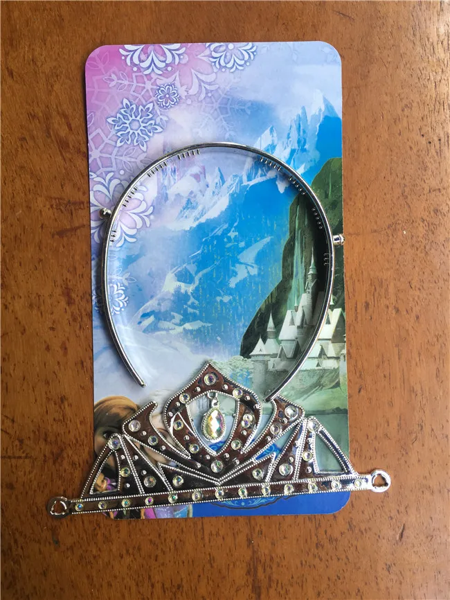 Новинка 2017 косплей для детей на Хэллоуин Эльза Анна принцесса корона 20 компл./Лот