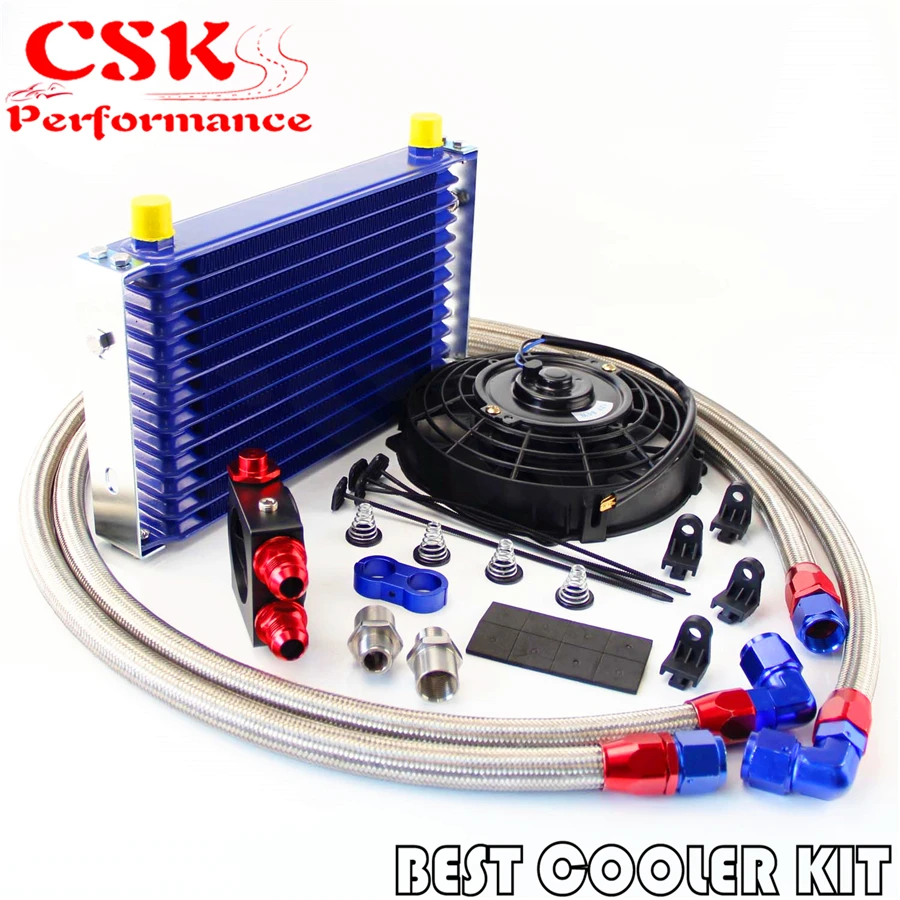 13 рядов доверие к масляному радиатору термостату Комплект сэндвич-пластин + 7