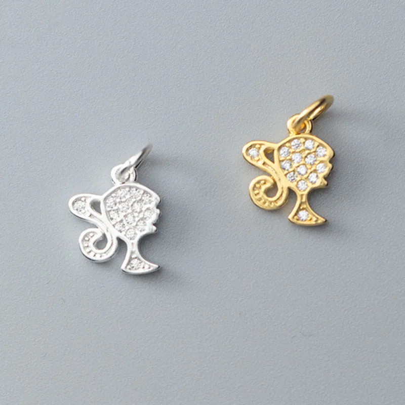 Подвеска фигурка из серебра 925 пробы с микрозакрепкой|Подвески| |