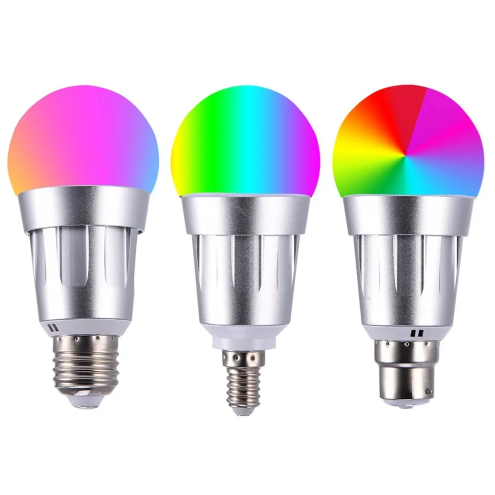 E27wifi Smart bulb LED dimming color RGBW EK0109501 daily supplies health and beauty personal care products | Лампы и освещение