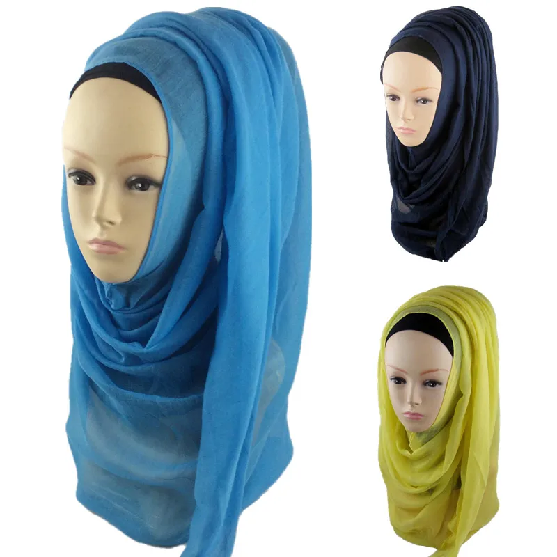 Хиджаб для мусульманок шарф один кусок хиджаб головной платок шапки |