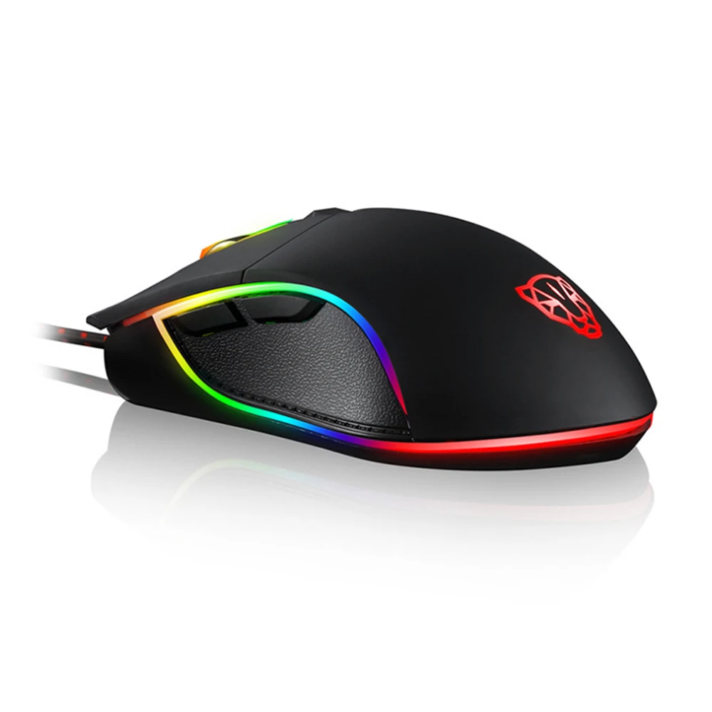 Motospeed V30 USB 3 0 Проводная оптическая игровая мышь с подсветкой 6 кнопок 3500 точек/дюйм