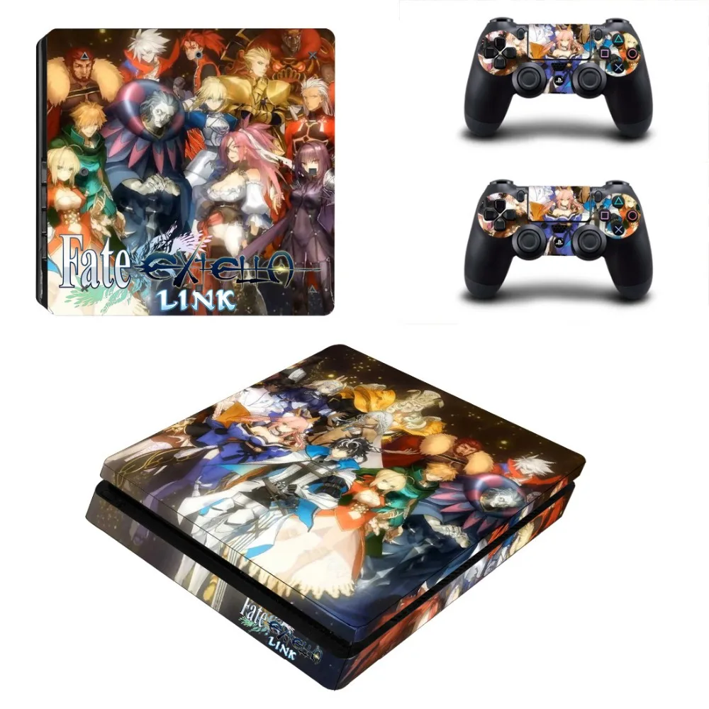 Стикеры s для Playstation 4 тонкий PS4 Slim консоли крышка Fate Extella ссылка виниловые наклейки