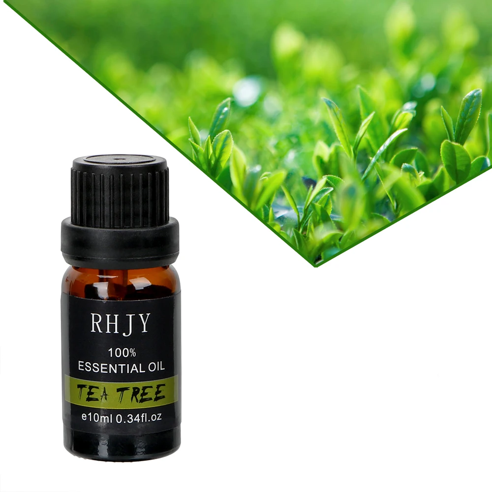 Tea Tree Oil LEEPEE Ароматерапия масло натуральное растительное эфирное масло водорастворимый освежитель воздуха для увлажнителя воздуха 6 ароматов 10 мл автомобильный парфюм - Название цвета: Tea Tree Oil