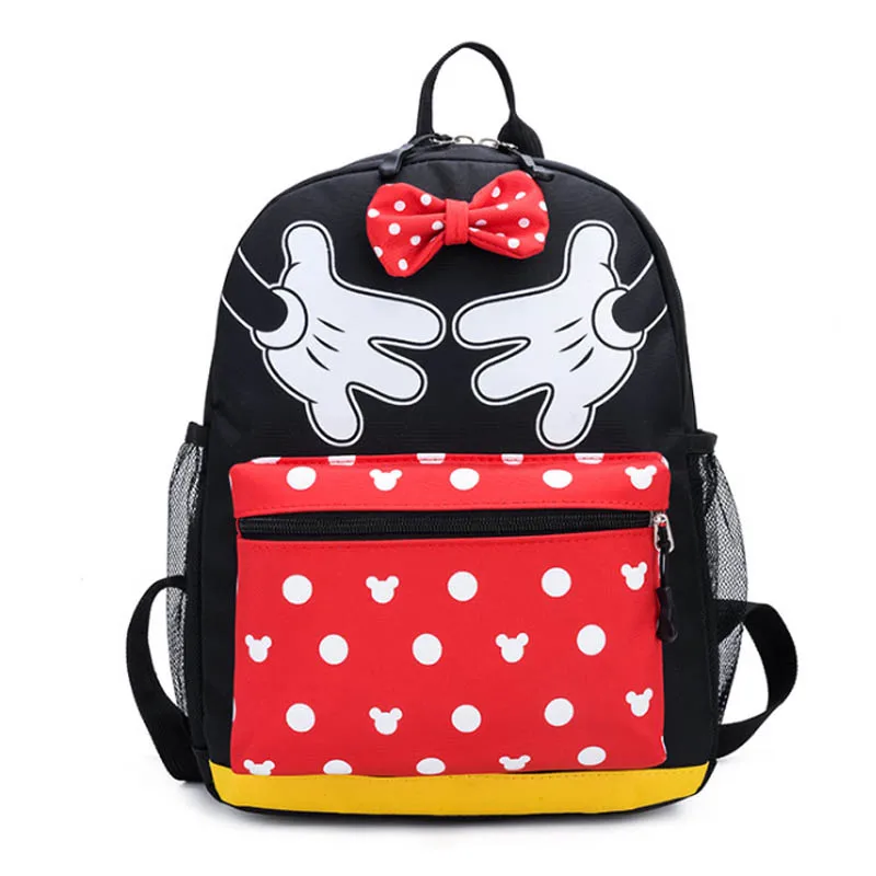 Minnie Рюкзаки с Микки Маусом и Минни, новинка, детские школьные сумки для мальчиков и девочек, мультяшный рюкзак, Детский милый рюкзак для детского сада, сумка для книг, подарок - Цвет: Minnie