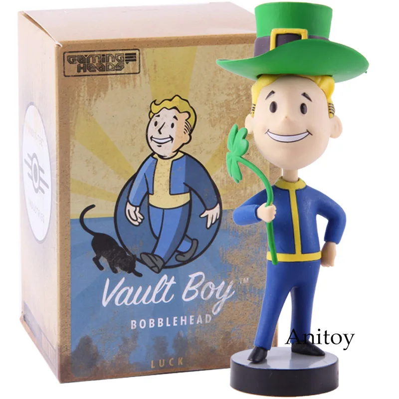 A with retail box Fallout vaddle мальчик фигурка экшн качающаяся голова ПВХ Коллекция Модель игрушки 7 видов стилей подарок для детей - Цвет: A with retail box