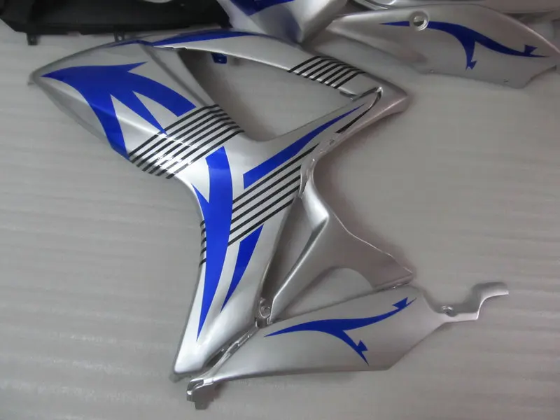 Комплект обтекателей под давлением для GSXR600 750 K6 06 07 GSXR 600 GSXR750 2006 2007 ABS Серебряный