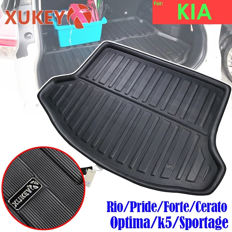 XUKEY грузовой лайнер лоток для KIA Rio Pride Forte Cerato Optima K5 Sportage QL SL с учетом заднего багажника коврик протектор коврики