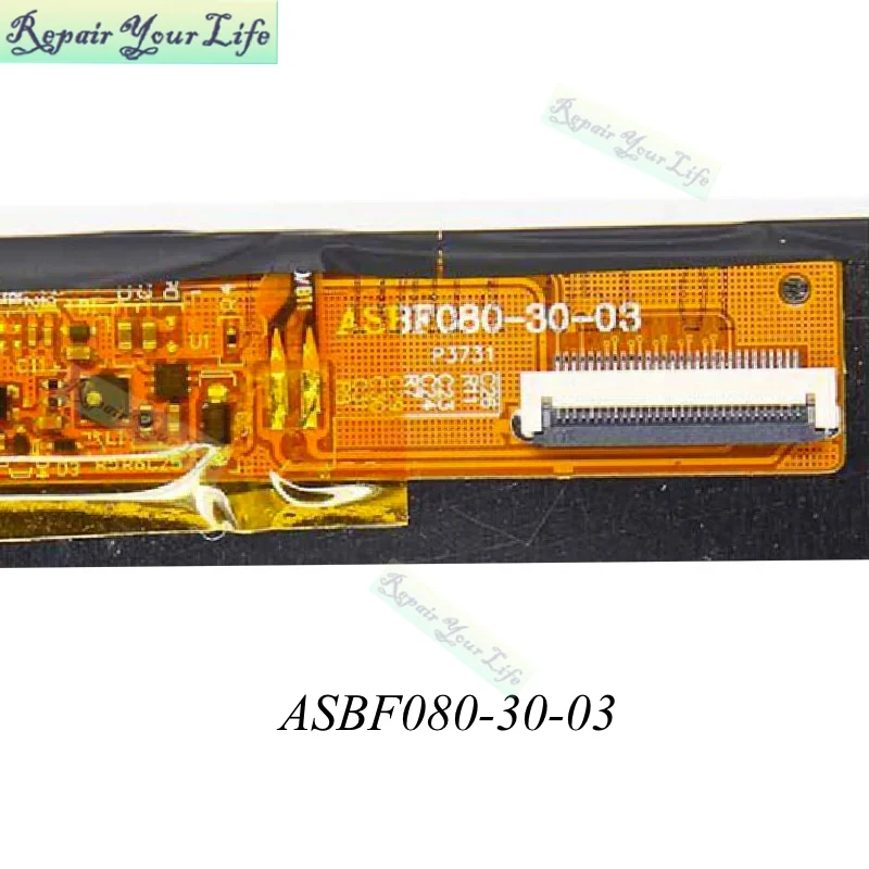 Ремонт планшетов ЖК-дисплей для chuwi vi8 ASBF080 30 01 30pin 184*114 мм 1280*800 Оригинальный