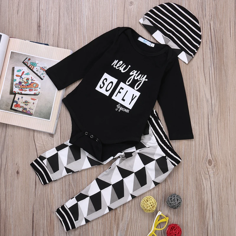 Комплект пижамы для детей Детские Костюмы новорожденных Шлёпанцы женщин 3 шт..