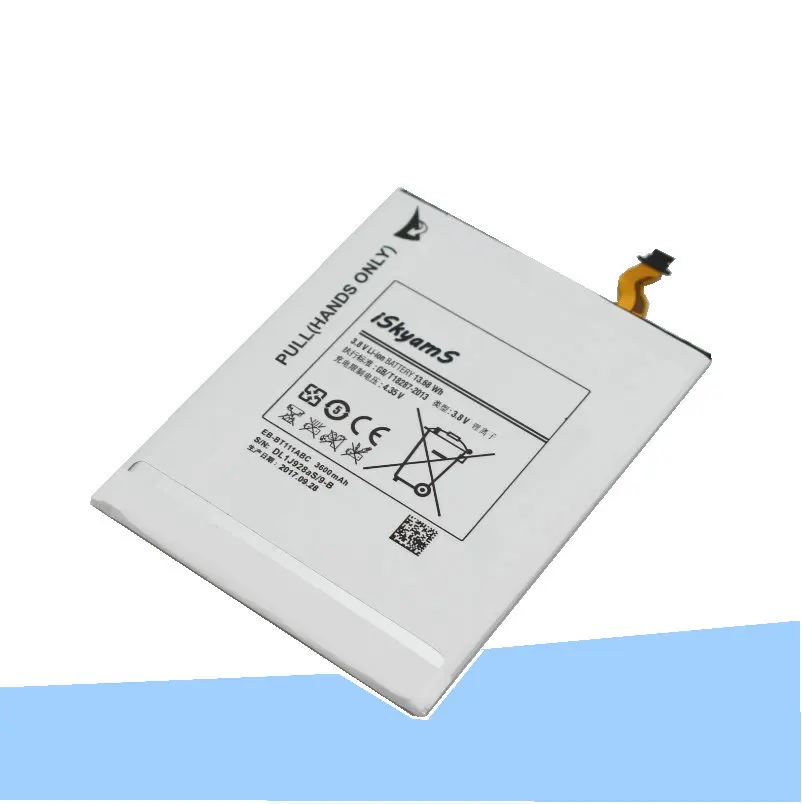 ISkyamS 10 шт./лот 3600 мА/ч EB-BT111ABC запасная батарея для Samsung Galaxy TAB 3 Lite 7 &quotSM-T110 T111 T113 T110 |