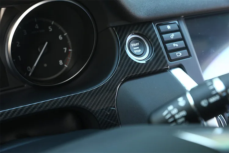 Декоративный чехол на руль из АБС-углеволокна отделка для Land Rover Discovery Sport 2015 2016 2017