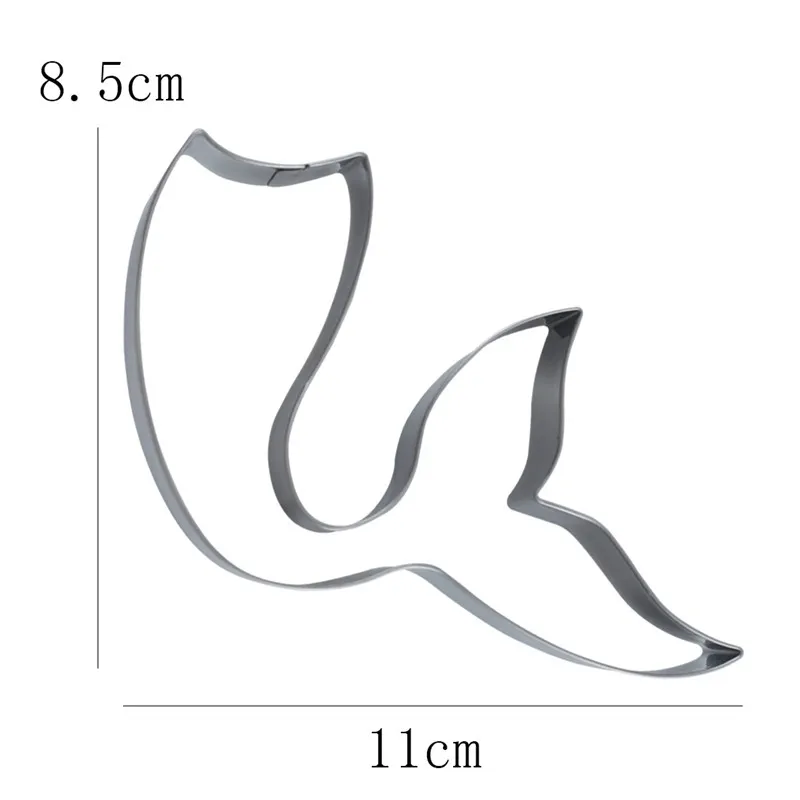 Формочки для печенья из нержавеющей стали штампы хвоста русалки формы выпечки