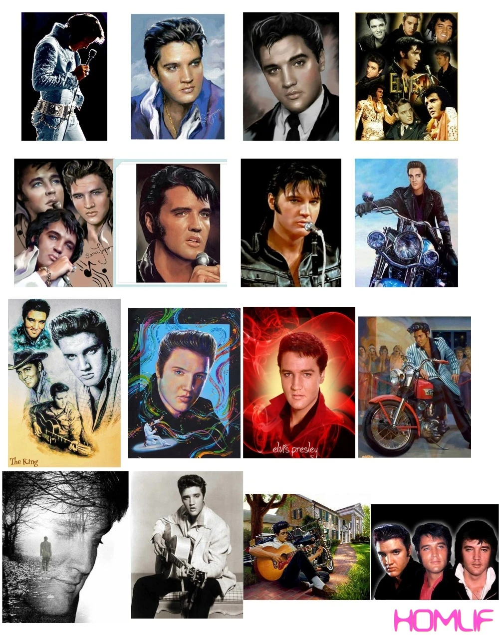 Diamond embroidery Elvis Presley Rock star Mosaic Home Decor diamond painting stitch cross mosaic rhinestones pictures | Дом и сад