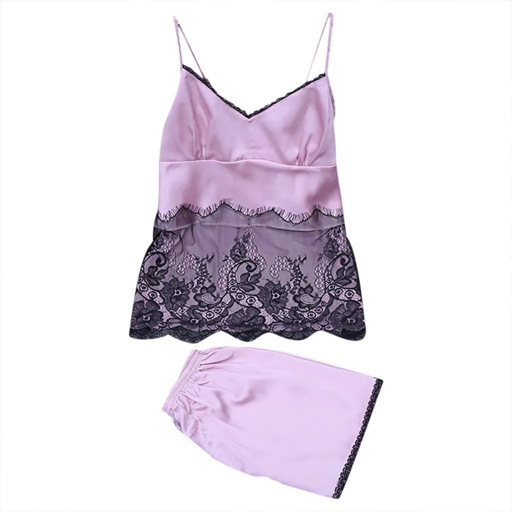 Горячая распродажа женский сексуальный атласный ночной халат кружевной модный