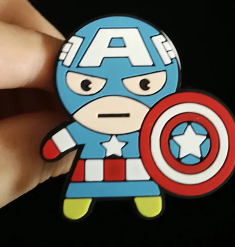 Розовый Автомобильный освежитель воздуха для Marvel, Мстители, герои, фигурка, украшение, духи, клипса, очиститель воздуха, милый автомобильный ароматизатор для интерьера - Название цвета: Розовый