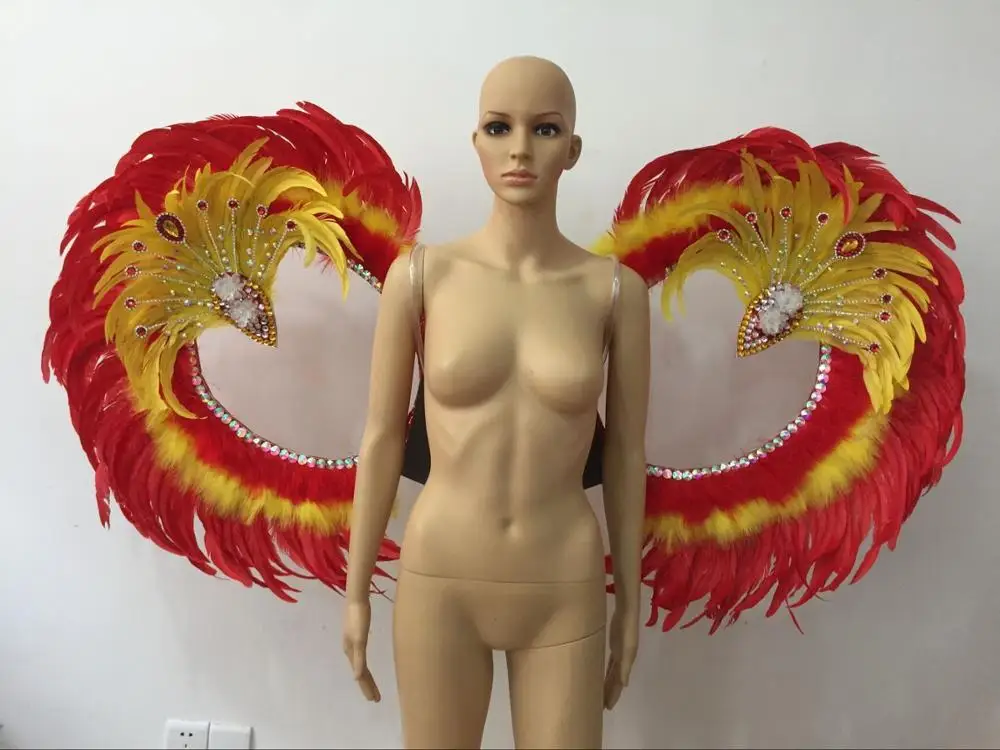 Lo speedtacolo di danza copricamo piume accessori abbigliamento La FESTA Maschera IL Festival