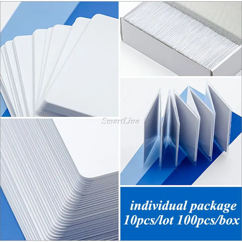 10 шт. пассивная 13,56 МГц RFID пустая смарт-карта 0 блок 0 секционный перезаписываемый UID Changable RFID копировальная карта метки для контроля доступа