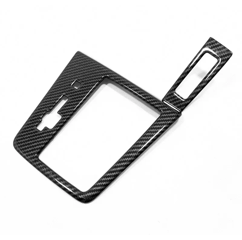 Carbon Fiber Style Подходит для Audi Q3 F3 автомобильный Стайлинг ABS внутренняя Передняя центральная консоль шиферная крышка отделка 1 шт. аксессуары левый руль автомобиля - Название цвета: Carbon Fiber Style