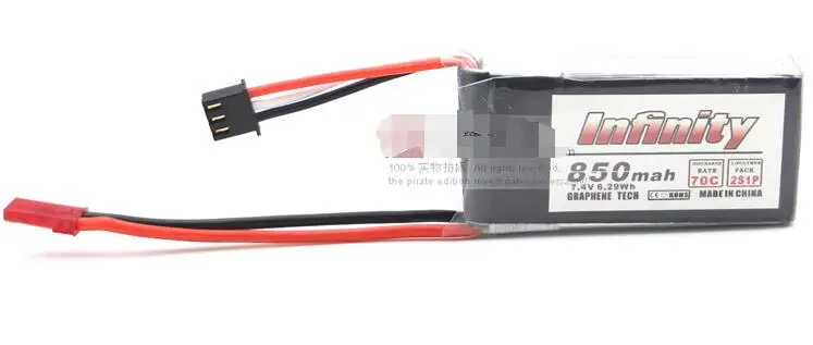 Infinity 2S 3S 7 4 V/11 1 V 850mAh 70C Графен LiPo аккумулятор JST разъем для радиоуправляемой модели