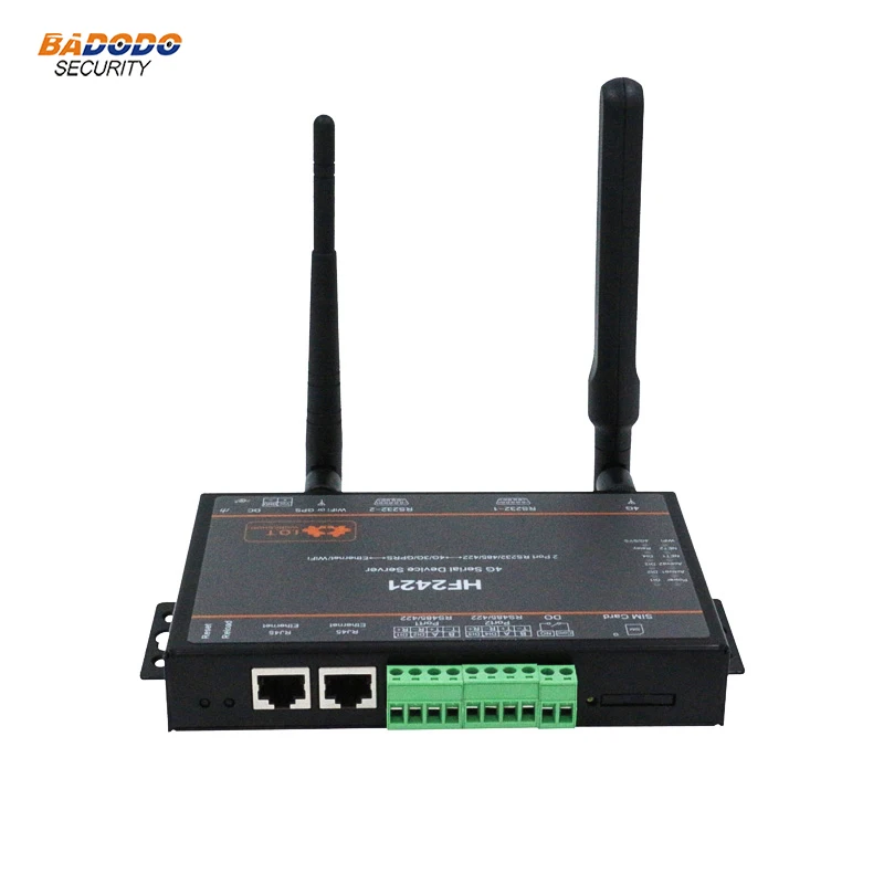 Двойной последовательный порт RS232 RS485 RS422 для Ethernet WiFi 4G LTE 3G GPRS сетевой конвертер