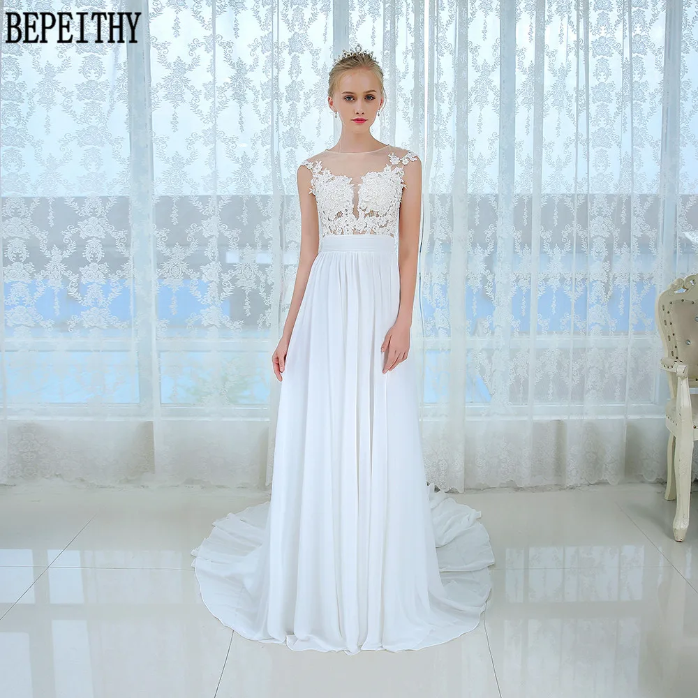 Женское длинное вечернее платье BEPEITHY шифоновое с разрезом официальное 2019|robe de