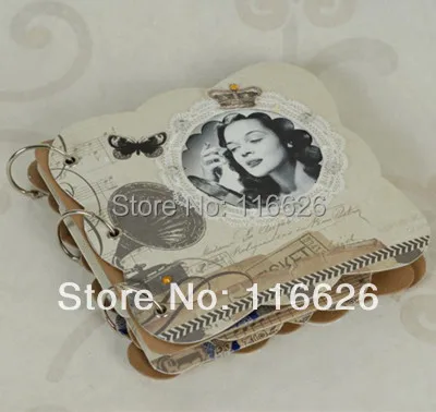 Фотоальбом ручной работы в старинном стиле 6 дюймов | Дом и сад