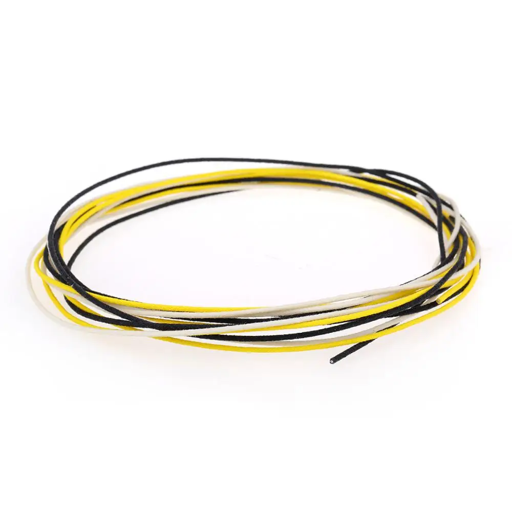 Musiclily Pro 22 AWG Gauge Vintage Style Pre-tinned Push-back Cloth Covered Stranded Wire Mixed Color 18 Feet (6 Meters) | Спорт и