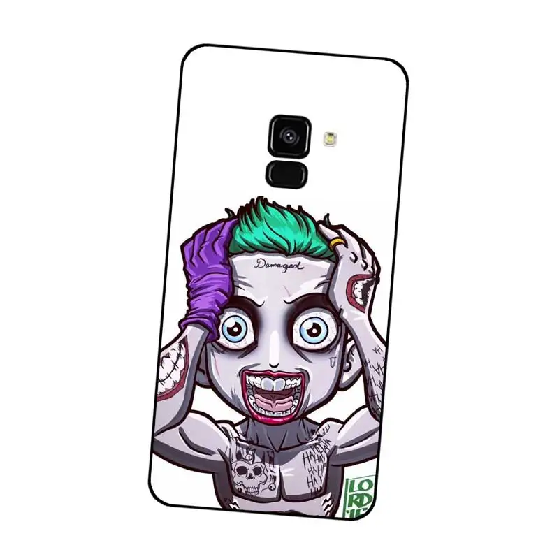 P105 Joker Black Silicone Case Cover For Samsung Galaxy J2 J3 J4 J5 J6 J7 J8 Pro Plus Prime 2018 2017 |