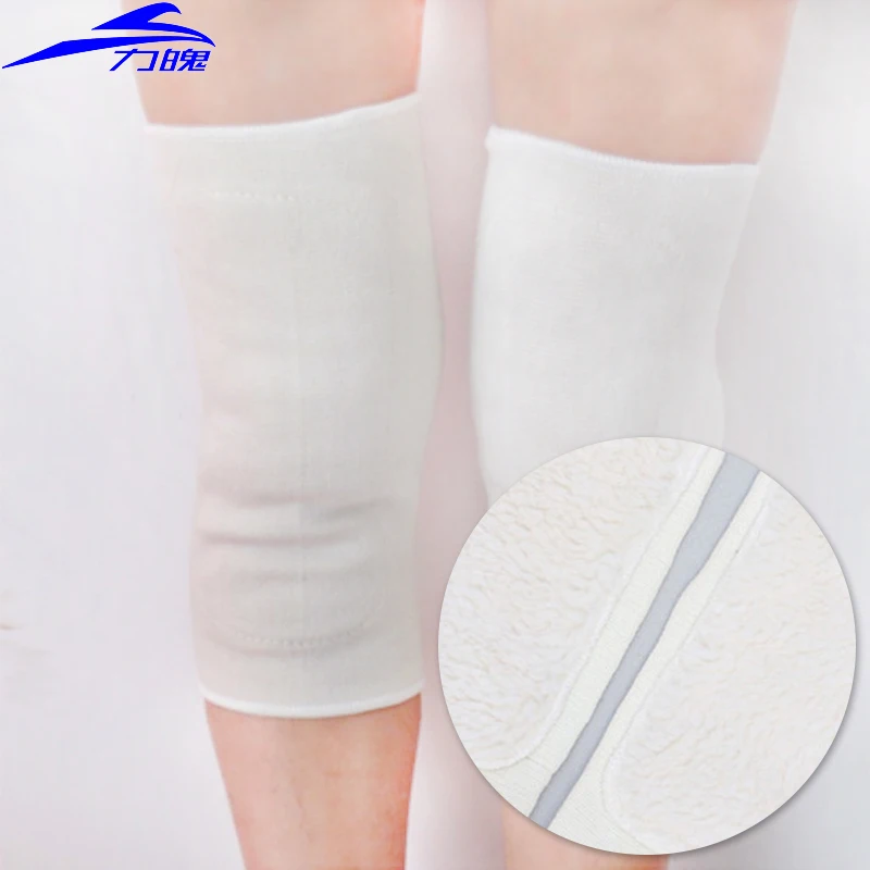 Artificial wool cashmere kneepad thermal thickening leggings joint electric motorcycle windproof | Спорт и развлечения