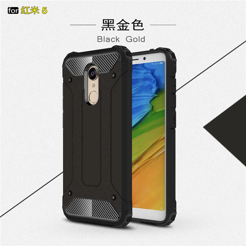 For Xiaomi Redmi 5 case cover funda New Luxury Shockproof bumper protect Plus phone back coque |