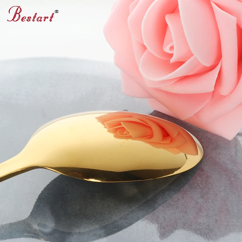 24 шт. набор столовых приборов из золота нержавеющая сталь позолоченный