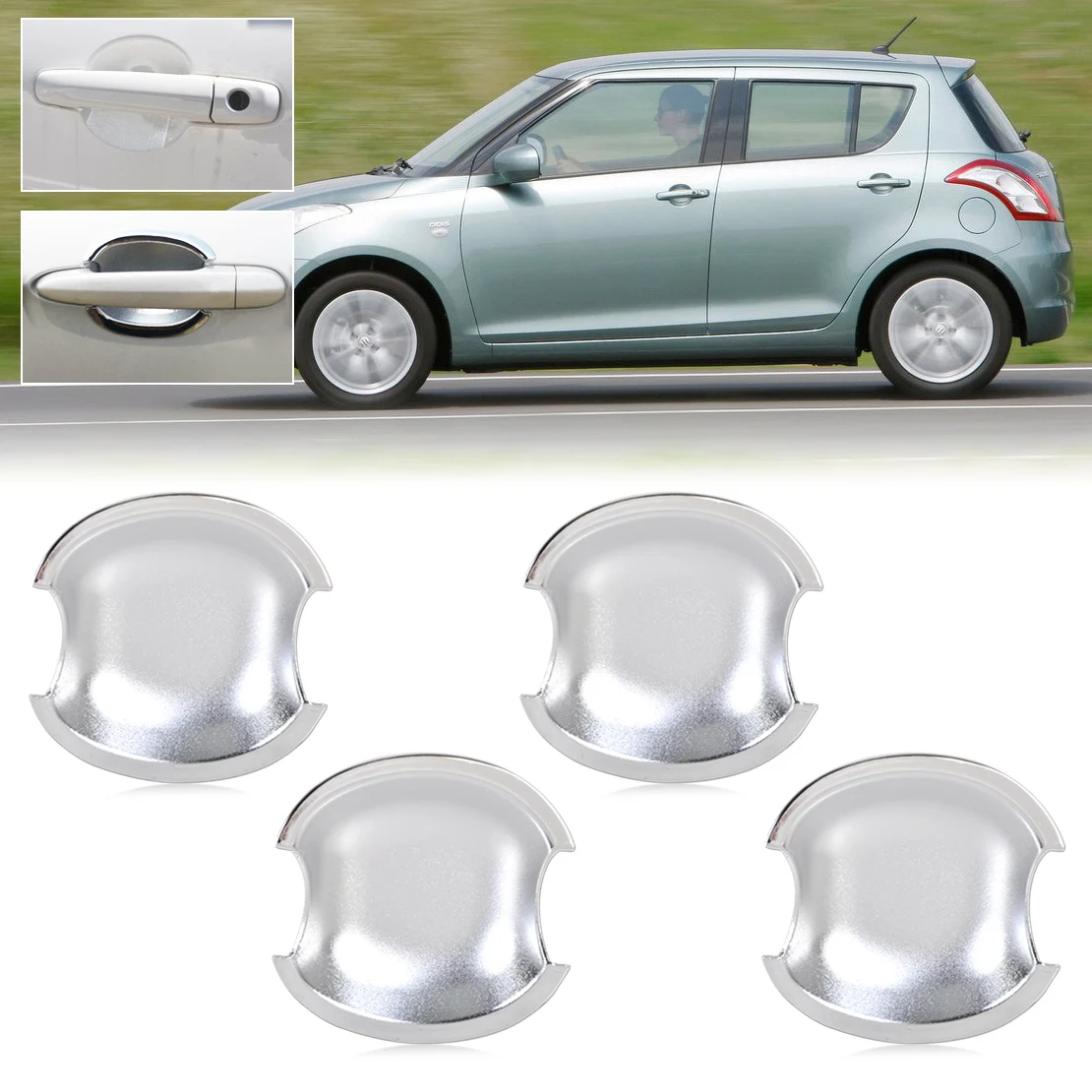 Внутренняя крышка чаши DWCX для Suzuki Swift Grand Vitara 2005 2008 2009 2010 2011 хромированная