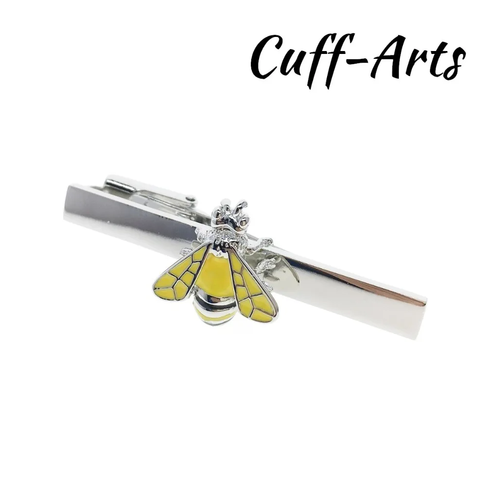 

Tie Clip For Men Bee Animal Tie Clip Novelty Men Tie Clip Male Business Gift for Mens Jewelry by Cuffarts T10041