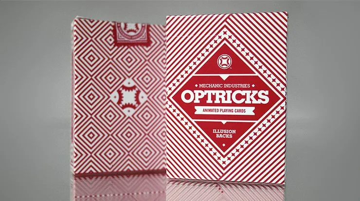 ITgimmick Mechanic Optricks(красный) Deck от Mechanic Industries-Poker