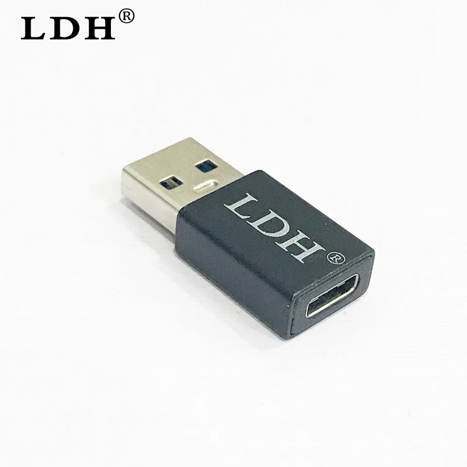 LDH PD type-C Female to USB 3,0 type-A Male позолоченный USB 3,1 type C коннектор конвертер адаптер для смартфона
