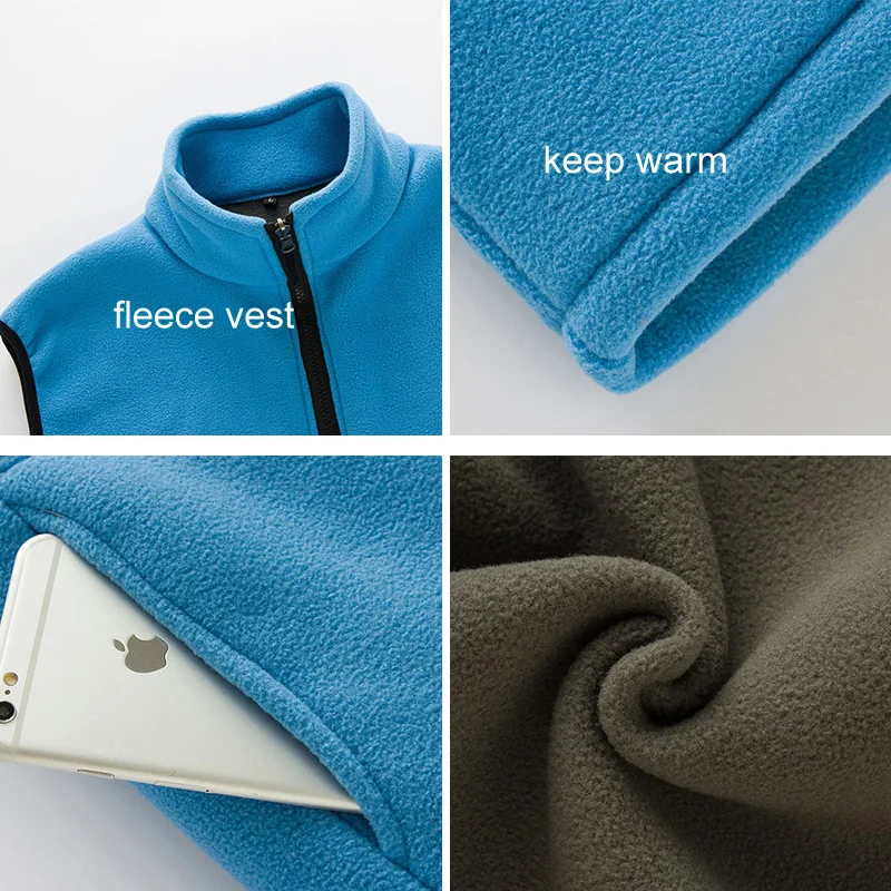 Жилет LOMAIYI мужской теплый темно-синий жилет куртка без рукавов Полярный флисовый