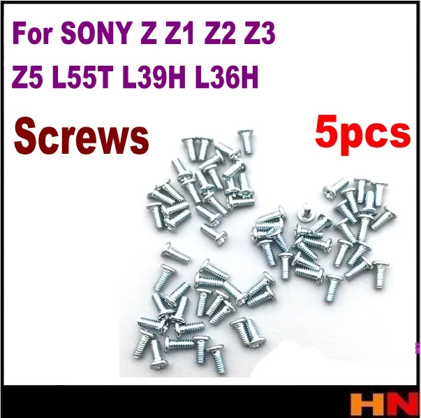 Винты высокого качества для Sony xperia Z z1 z2 z3 z4 z5 compact mini z2a XL39H 5 шт. запасные части|for sony