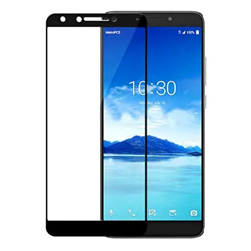 

Full Coverage Tempered Glass Screen Protector Film Edge to Edge Protection for Alcatel 7